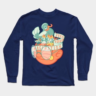 Feed Your Imagination - Bird Brain - Creativity Long Sleeve T-Shirt